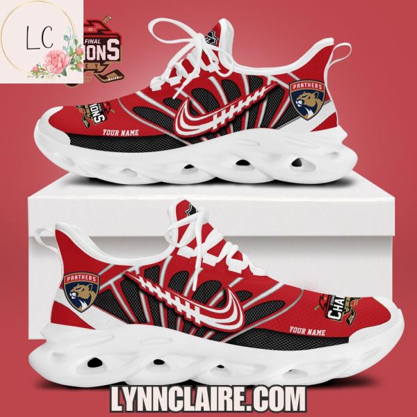 Special Edition Florida Panthers 2025 NHL Stanley Cup Champions MaxSoul Shoes
