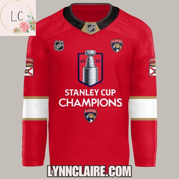 Special Edition Florida Panthers Stanley Cup Champions 2025 Hockey Jersey