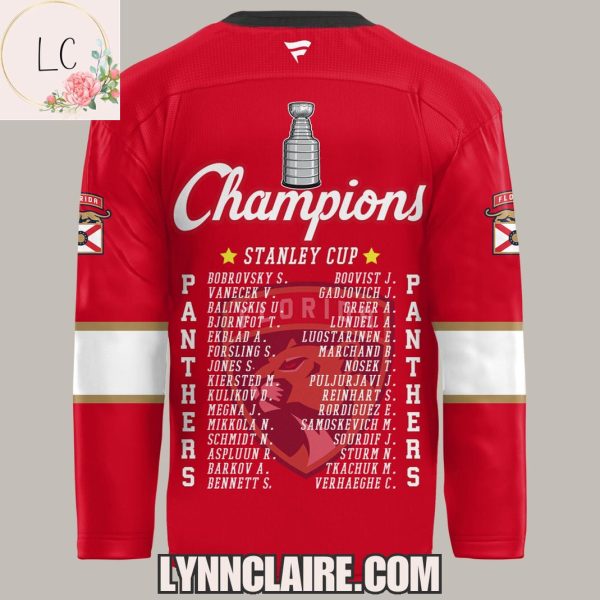 Special Edition Florida Panthers Stanley Cup Champions 2025 Hockey Jersey