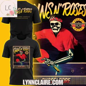 Special Edition Guns N’ Roses Dusseldorf 2025 3D T-Shirt