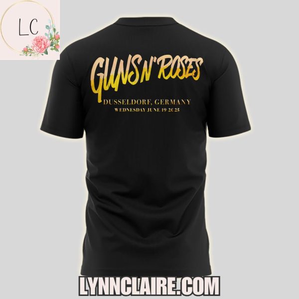 Special Edition Guns N’ Roses Dusseldorf 2025 3D T-Shirt