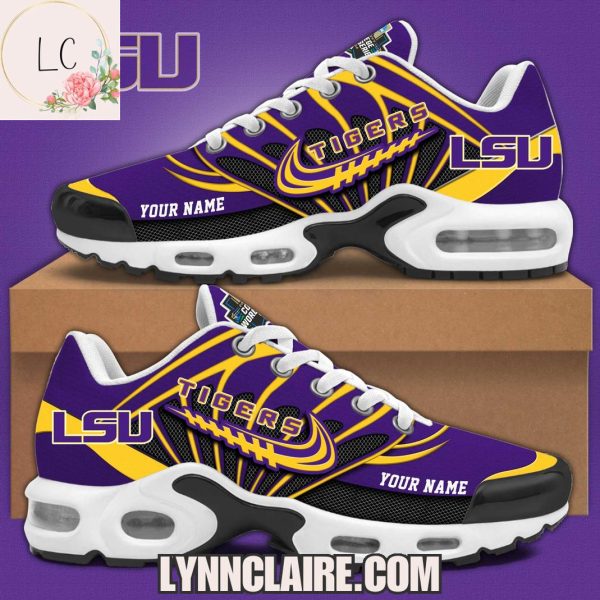 Special Edition LSU Tigers 2025 Champions AM Shoes Custom Name