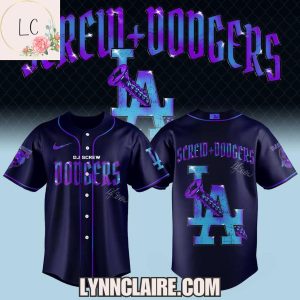 Special Edition Los Angeles Dodgers x DJ Screw + Slabs 2025 Baseball Jersey