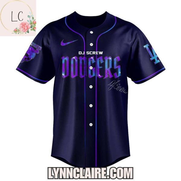 Special Edition Los Angeles Dodgers x DJ Screw + Slabs 2025 Baseball Jersey