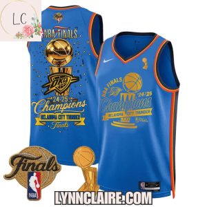 Special Edition NBA 24-25 Champions Oklahoma City Thunder Finals  Basketball Jersey
