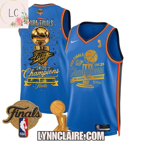 Special Edition NBA 24-25 Champions Oklahoma City Thunder Finals  Basketball Jersey