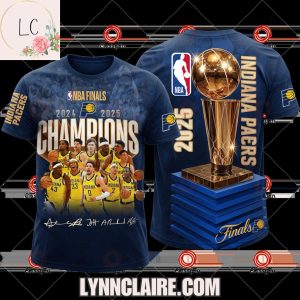 Special Edition NBA Finals 2024-2025 Champions Indiana Pacers 3D T-Shirt