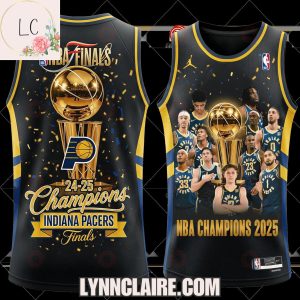 Special Edition NBA Finals 24-25 Champions Indiana Pacers Basketball Jersey