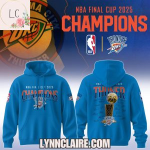 Special Edition NBA Finals Cup 2025 Champions Oklahoma City Thunder 3D T-Shirt