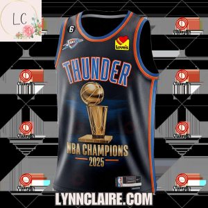Special Edition NBA Finals Oklahoma City Thunder Champions 2025 Basketball Jersey