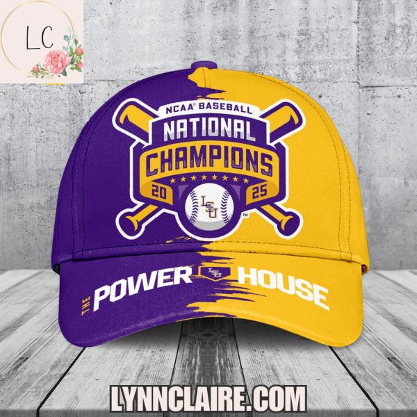 Special Edition NCAA Baseball National Champions 20 LSU Tigers 25 The Power House Cap