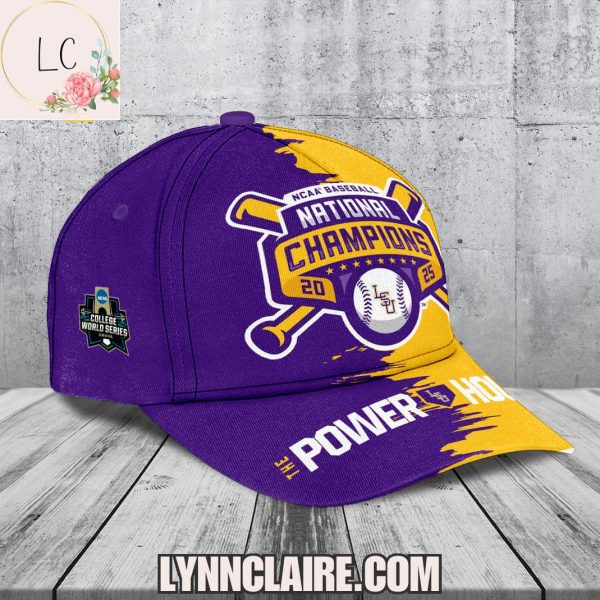Special Edition NCAA Baseball National Champions 20 LSU Tigers 25 The Power House Cap