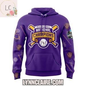Special Edition NCAA Baseball National Champions 2025 LSU Tigers Hoodie