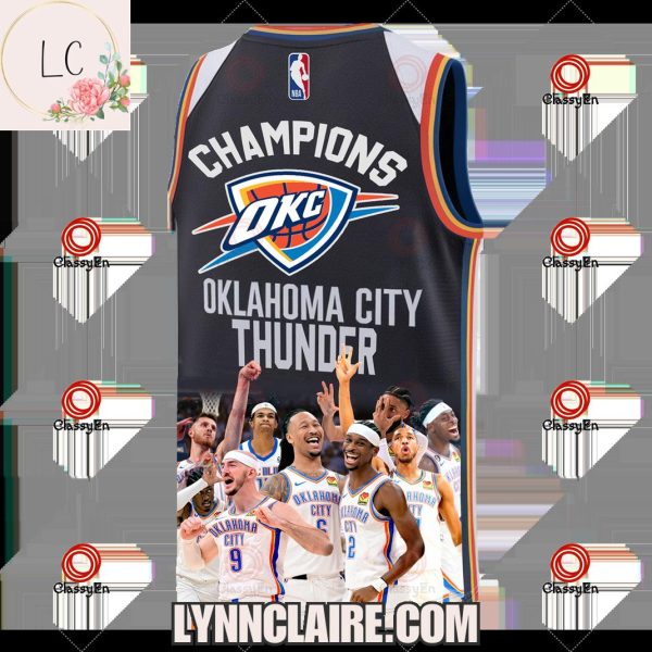 Special Edition National Basketball Association Champions Finals 2025 Oklahoma City Thunder Basketball Jersey