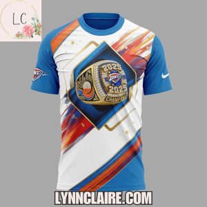 Special Edition Oklahoma City Thunder 2024-2025 NBA Champions 3D T-Shirt