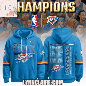 Special Edition Oklahoma City Thunder 2025 Champions National Basketball Association Hoodie – Blue
