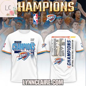 Special Edition Oklahoma City Thunder 2025 Champions National Basketball Association Hoodie – White