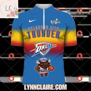 Special Edition Oklahoma City Thunder 2025 NBA Champions 1st Ring The Beginning Of A Dynasty Short Sleeves Quarter Zip Jersey