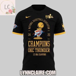 Special Edition Oklahoma City Thunder Champions NBA Finals 2024-2025 3D T-Shirt