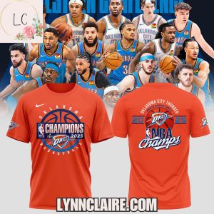 Special Edition Oklahoma City Thunder Men’s Basketball 2025 NBA Champs Hoodie – Orange