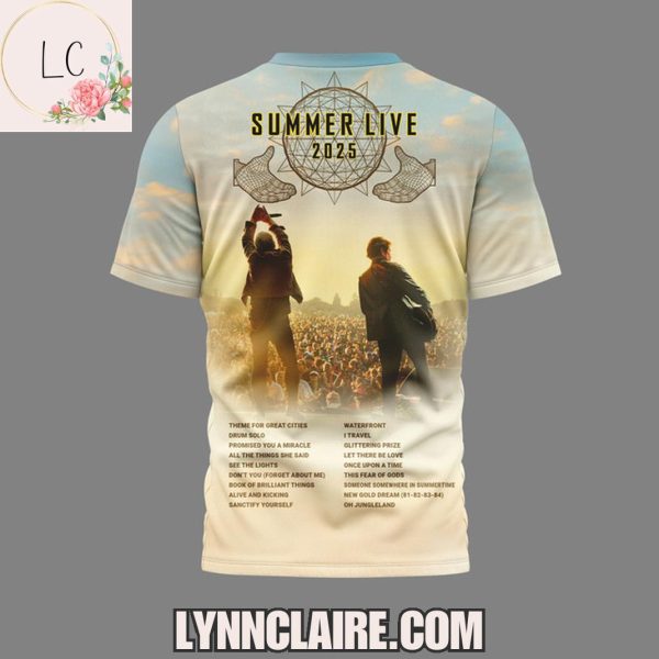 Special Edition Simple Minds Summer Live 2025 3D T-Shirt