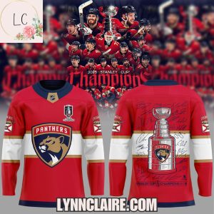 Special Edition Stanley Cup Champions Florida Panthers 2025 Hockey Jersey