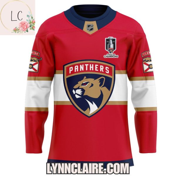 Special Edition Stanley Cup Champions Florida Panthers 2025 Hockey Jersey