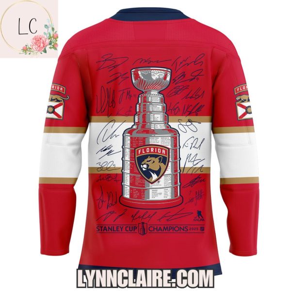 Special Edition Stanley Cup Champions Florida Panthers 2025 Hockey Jersey