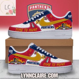 Special Edition Time To Hunt Florida Panthers Stanley Cup Champions 2025 AF1 Shoes