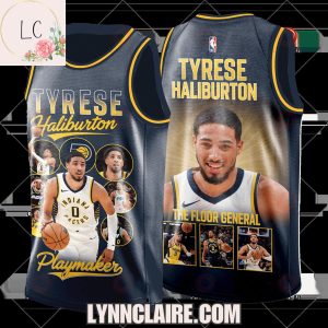 Special Edition Tyrese Haliburton x Indiana Pacers The Floor General Basketball Jersey