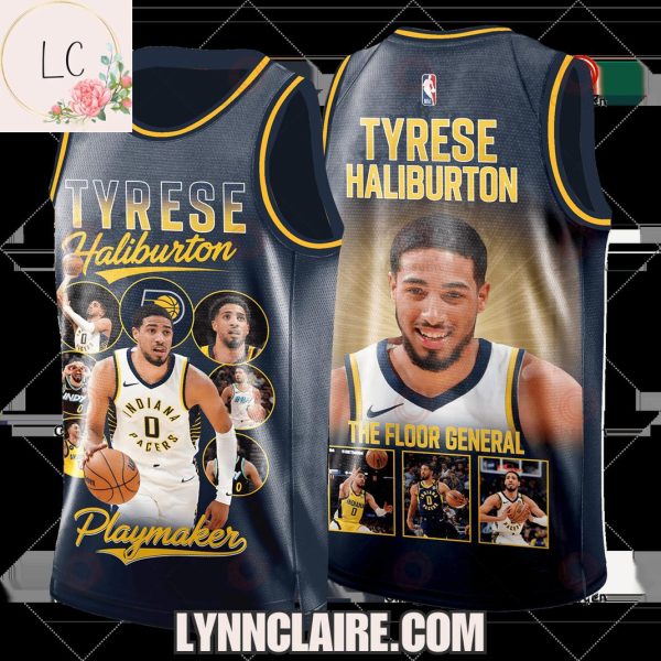 Special Edition Tyrese Haliburton x Indiana Pacers The Floor General Basketball Jersey