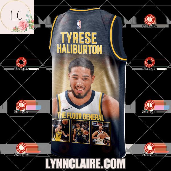 Special Edition Tyrese Haliburton x Indiana Pacers The Floor General Basketball Jersey