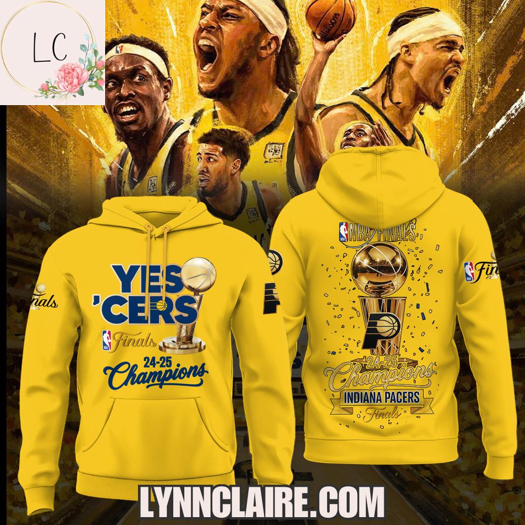 Special Edition Yes 'Cers Finals 24-25 Champions Indiana Pacers 3D T-Shirt Special Edition Yes 'Cers Finals 24-25 Champions Indiana Pacers 3D T-Shirt