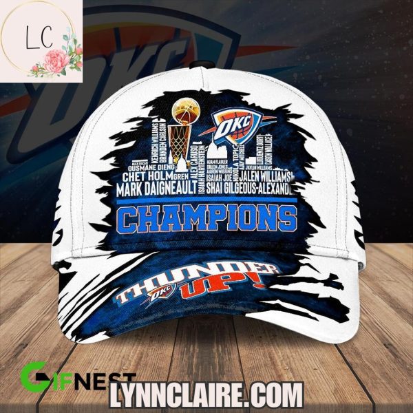 Limited Edition 2025 Champions Oklahoma City Thunder Up! Cap