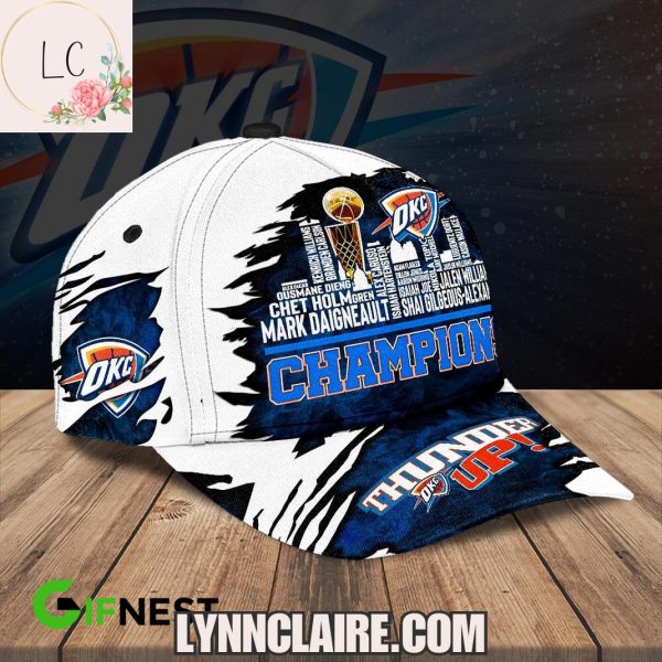 Limited Edition 2025 Champions Oklahoma City Thunder Up! Cap