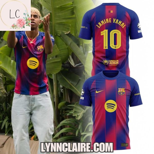 Limited Edition 2025 FC Barcelona x Lamine Yamal Number 10 Hoodie