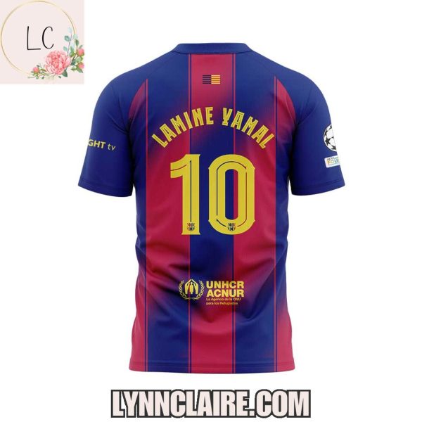 Limited Edition 2025 FC Barcelona x Lamine Yamal Number 10 Hoodie