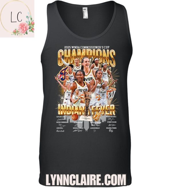 Limited Edition 2025 WNBA Champions Indiana Fever 2D T-Shirt