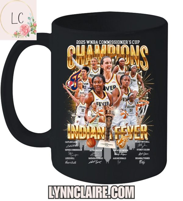 Limited Edition 2025 WNBA Champions Indiana Fever 2D T-Shirt
