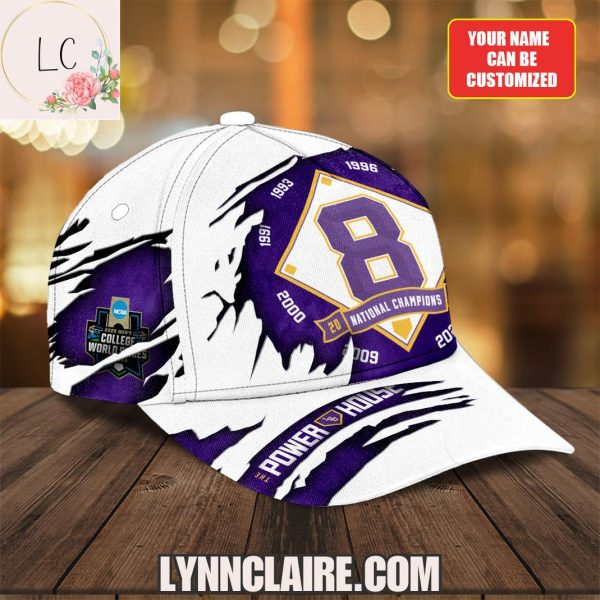 Limited Edition 8X Power House 2025 National Champions LSU Tigers Cap Custom Name