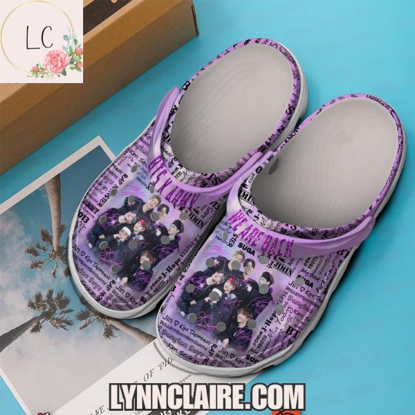 Limited Edition BTS x Army We Are Back Crocs