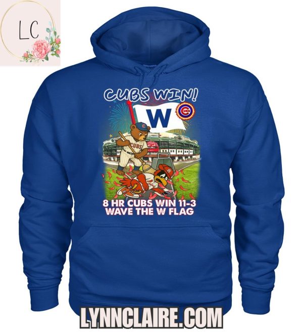Limited Edition Chicago Cubs Win! Wave The W Flag 2025 2D T-Shirt