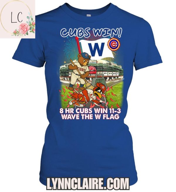 Limited Edition Chicago Cubs Win! Wave The W Flag 2025 2D T-Shirt