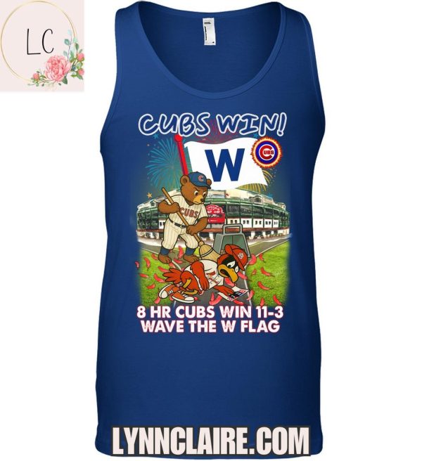 Limited Edition Chicago Cubs Win! Wave The W Flag 2025 2D T-Shirt