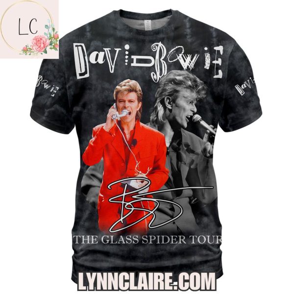 Limited Edition David Bowie The Glass Spider Tour 3D T-Shirt
