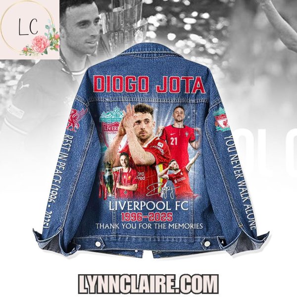 Limited Edition Diogo Jota x Liverpool F.C 1996-2025 Denim Jacket