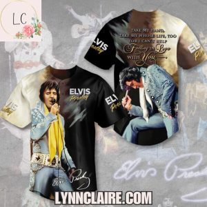 Limited Edition Elvis Presley Falling In Love With You 2025 Baseball Jersey