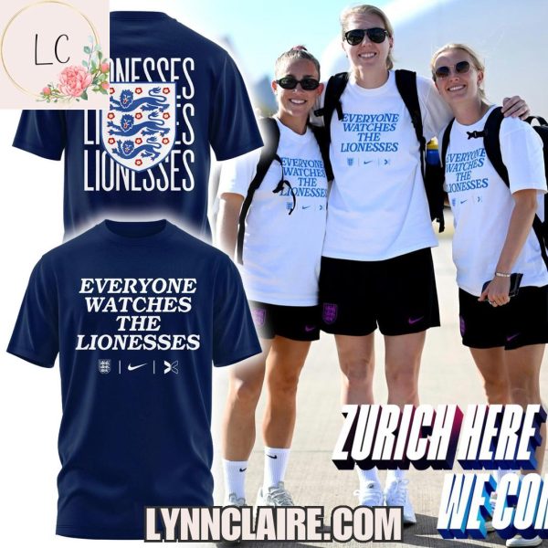 Limited Edition Everyone Watches The Lionesses 2025 Zurich Here We Come Hoodie