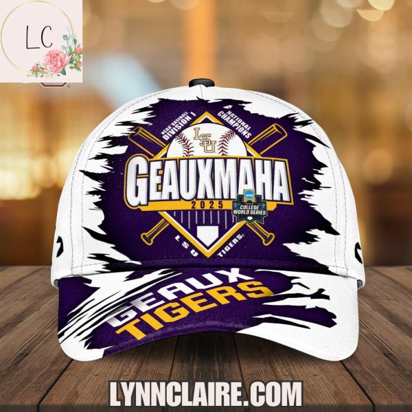 Limited Edition Geaux LSU Tigers NCAA Baseball Division I National Champions Cap