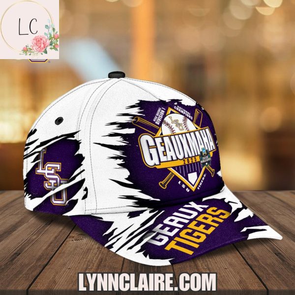 Limited Edition Geaux LSU Tigers NCAA Baseball Division I National Champions Cap